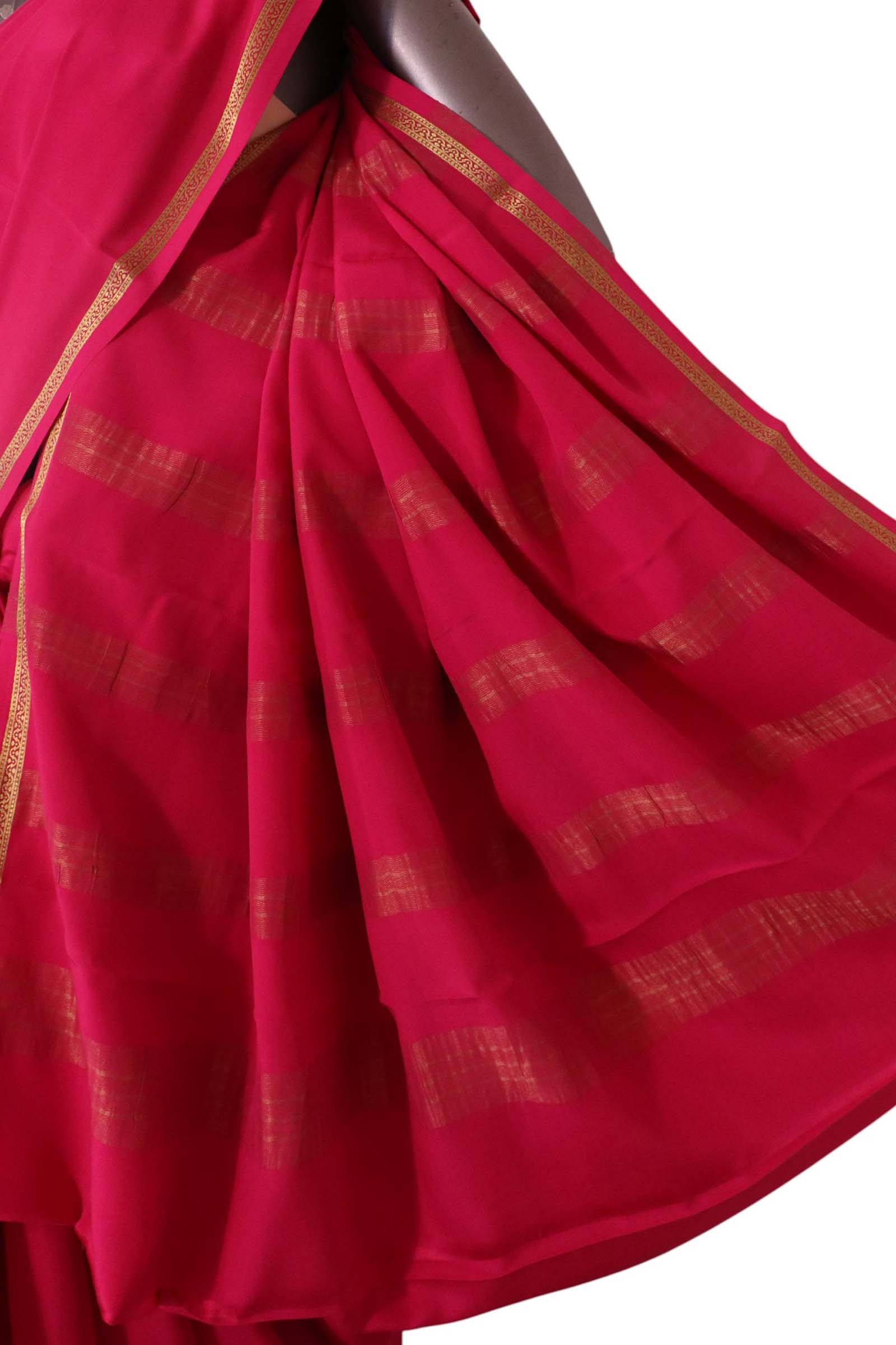 Pure Mysore Crepe Silk Saree AL209086